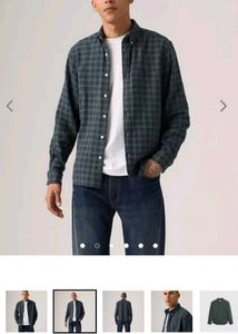 Levi's Plaid Flannel Button-Down Shirt