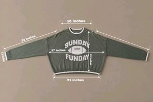 OLIVE GREEN SUNDAY FOOTBALL GRAPHIC KNIT SWEATER