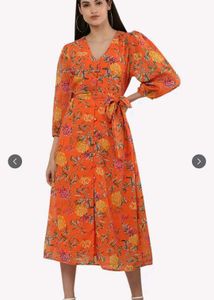 Floral Print Midi Dress( no lace)
