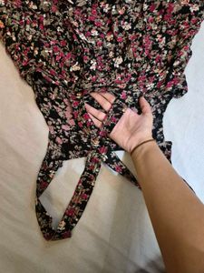 indie fairycore/forest button-up dress