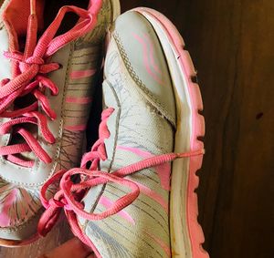 Pink -Grey Shoes…..Size:6