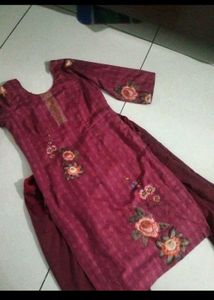 Mehroon colour salwar suit