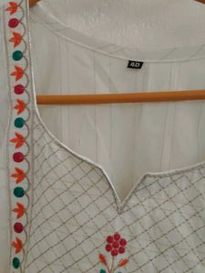 Elegant Embroidered Kurta