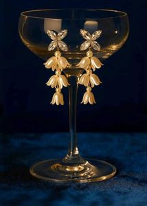 ISHTAARA Gold-Plated Stainless Steel Earrings