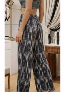 Sale 🔥High-Waist Printed Trousers | Comfy Wide-Le