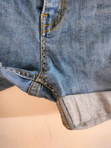 Blue Torn Shorts (Women's)