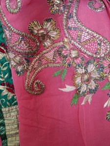 Pink Saree