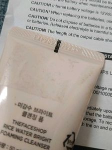 The Face Shop Rice Water Foaming Cleanser combo