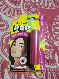 Sugar lip tinted balm peach flavour