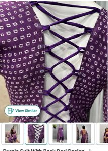 Elegant Maroon Polka Dot Kurta Set
