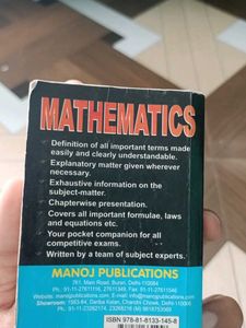 Mathematics Pocket Guide
