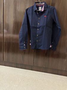 Navy Blue Casual Shirt