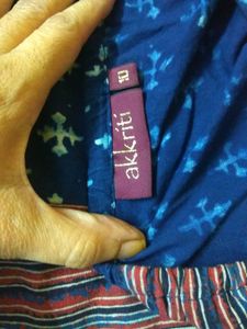 Indigo Ethenic Halter Top For Girls