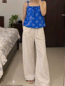 Blue Floral co ord set