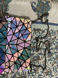 Geometric Prism Clutch Bag