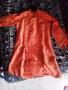 📣 FLASH SALE – Ethnic Kurta for Men (Orange) 🧡