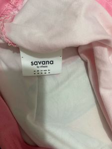 Savana Pink Halter Neck Top