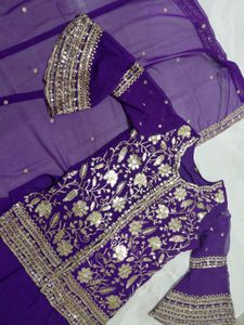 Exquisite Purple Lehenga Choli