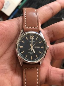 Casio Watch - Classic Brown Leather Strap