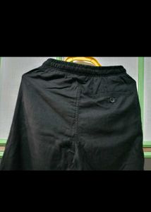 Black Casual Zudio Linen Pants