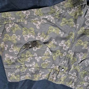 Cute Butterfly Print Shorts y2k korean