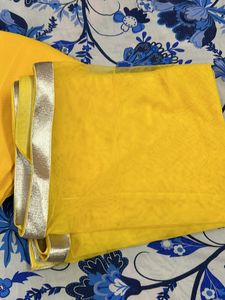 Mustard Yellow Colour Anarkali Suit Set