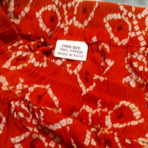 Bandhni Print Lehnga Choli Set(Women)