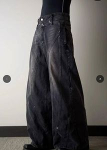 Stylish Black Washed Denim Jeans