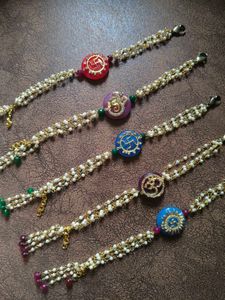 Ethnic Beaded Charm Bracelets/Rakhi