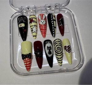 Custom Bunny Press-On Nails