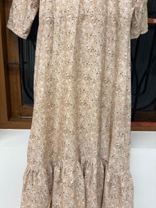 Dress Chic Floral Print Midi