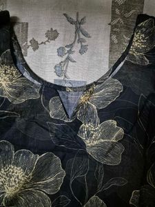 Floral Print Women's Blouse