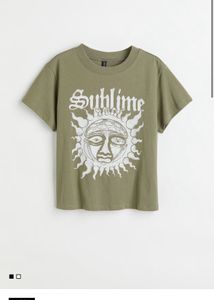 Olive Green Sublime Graphic Tee