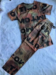 Zipless feeding Top Pant Set