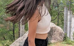 Stylish White Crochet Crop Top