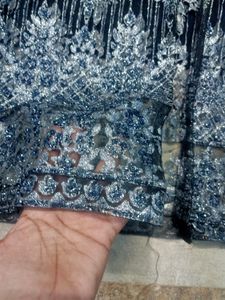 Elegant Black Embellished Salwar Kameez