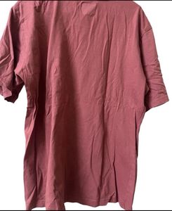 Basic Burgundy Graphic T-Shirt