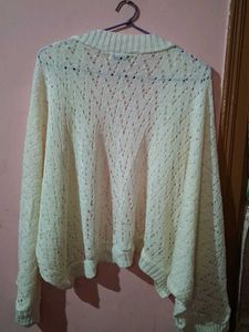 🤍 Elegant cream Knit Shrug/Cardigan 🤍