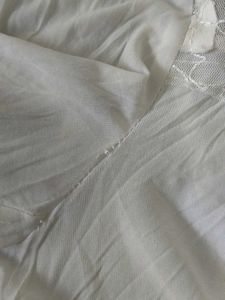 White korean style see through stretchy lace tops.