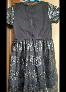 Sparkly Dark Blue Sequence Party Dresses For Girls