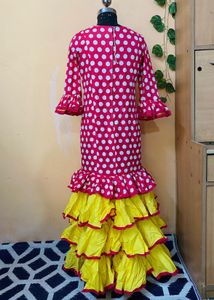 sale Flamenco Inspired Polka Dot Dress