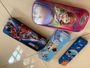 Cute Cartoon & Robot Pencil Cases