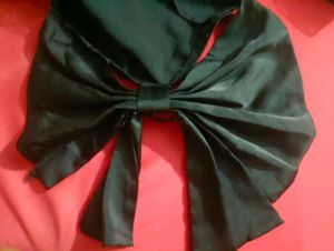 Chic Black Lace Trim Top