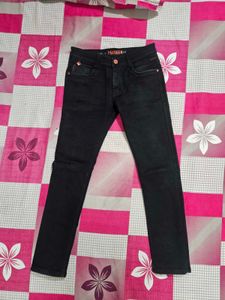 Stylish Black Denim Jeans