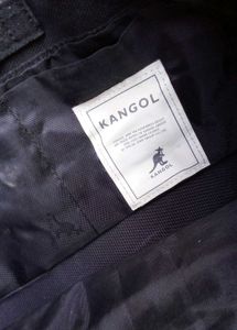 Kangol Black Canvas Crossbody Bag
