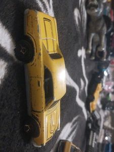 Vintage Yellow Toy Car
