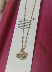 Crown Pendant Necklace
