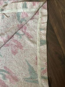 9 Feet Door Vintage Floral CURTAIN, 1 Peice
