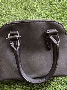 Steve Madden Black Mini Duffle Bag