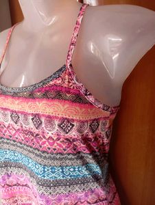 Boho Print Fit &amp; Flare Dress
